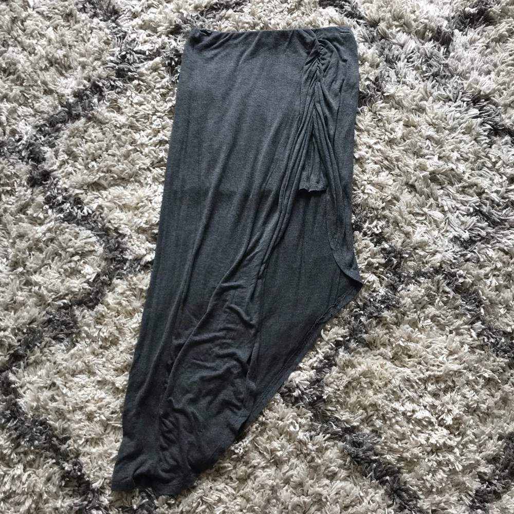 Angle cut skirt